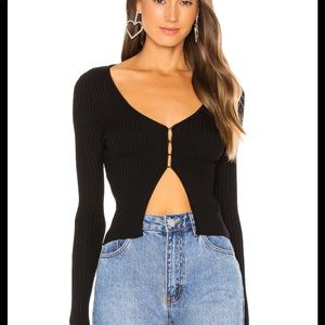 Size small superdown black sweater